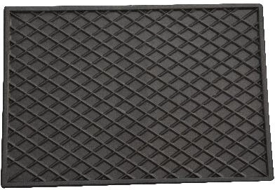 Gumová rohož 30 × 40 cm, čierna