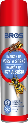 Sprej BROS hasiaci prístroj na osy a sršne 600 ml