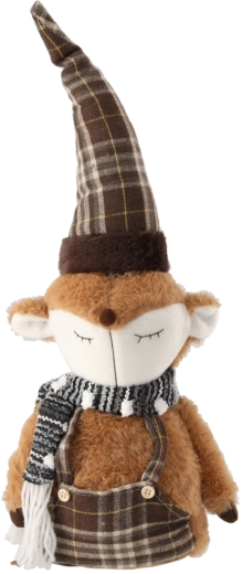 Vianočná líška 53 cm – sediaca dekorácia