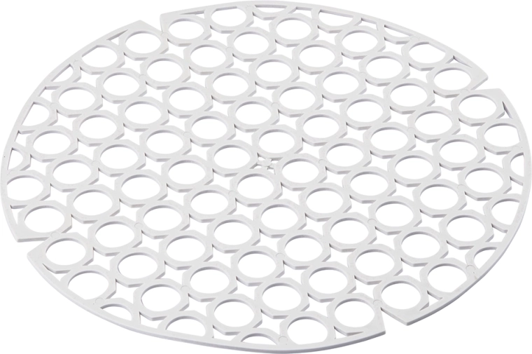 Elastická okrúhla mriežka do drezu biela 27,5 cm