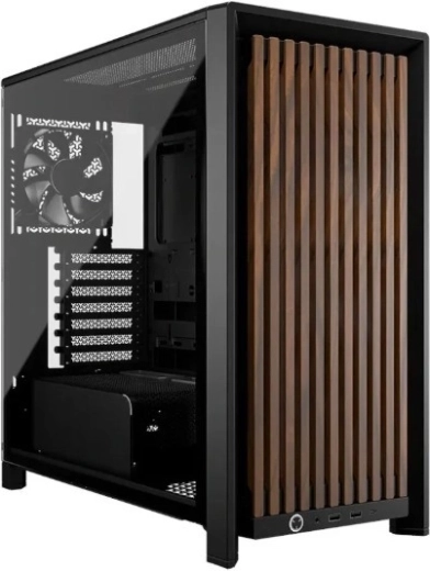 Corsair frame 4000d wood rs čierna/orech