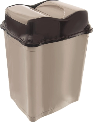 Plastový výklopný odpadkový kôš 16 l WHIRLPOOL, obdĺžnikový, mix farieb