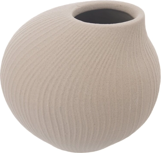 Porcelánová váza béžová 10 cm