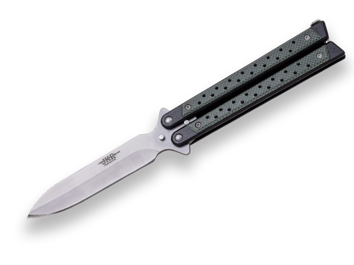 Joker Butterfly vreckový nôž motýlik 10,5 cm, syntetická rukoväť