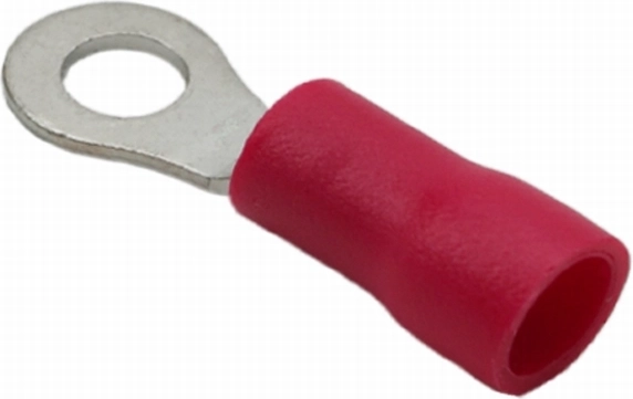 Izolované káblové očko 4,3/1,7 mm červené