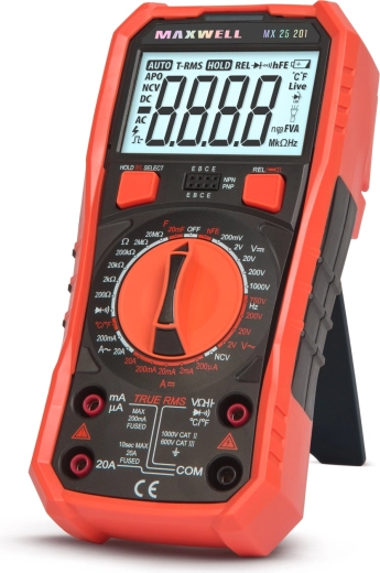 Digitálny multimeter Maxwell True RMS s meraním teploty