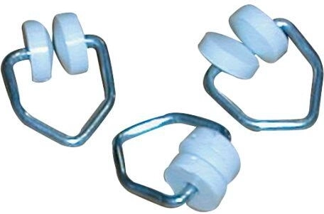 Bežec na záclony T pre kovové koľajnice (25 ks)