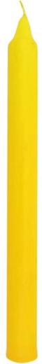 Stolová sviečka Provence Bistro žltá 24 cm
