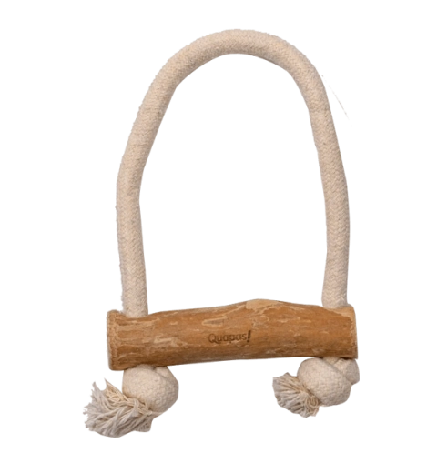 Hračka pre psov na preťahovanie z kávovníkového dreva Quapas!