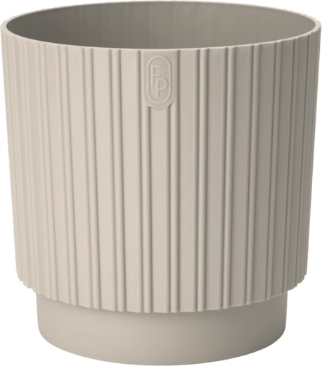 Kvetináč MIKA Cyli Petit ECO Recycled 18 cm mandľový