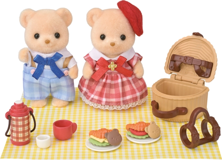 Sylvanian Families sušienkoví medvedí súrodenci na pikniku