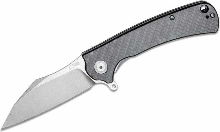 Vreckový nôž CJRB Talla Carbon Fiber, sivý, uhlíkové vlákno, 8,7 cm