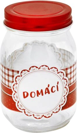 Zaváracia sklenená nádoba s viečkom 500 ml