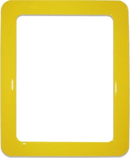 Magnetický samolepiaci rámik s rozmermi 19,0 x 23,8 cm – žltý