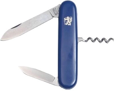 Vreckový zatvárací nôž z nehrdzavejúcej ocele s vývrtkou