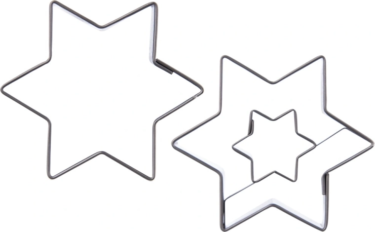 Orion vykrajovačky na cukroví hviezda 6,3 cm - 2 ks
