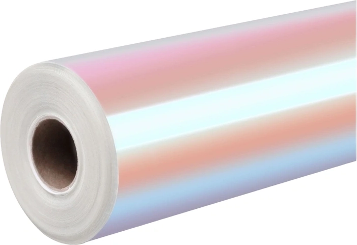 Holografická samolepiaca fólia HTVRONT ružovo-fialová 30,5 × 90 cm - 1 kus