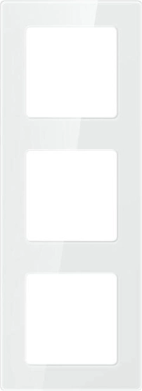 Trojitá rámiková zásuvka Avatto biela