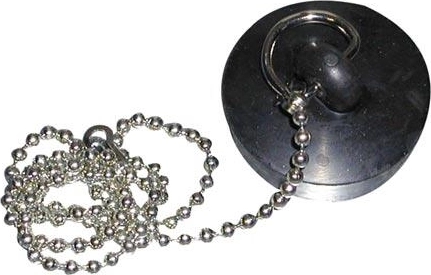 Farebná zátka do drezu 43 mm s retiazkou