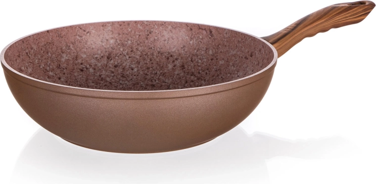 Wok panvica 28 cm s nepriľnavým povrchom Smart Stone Brick