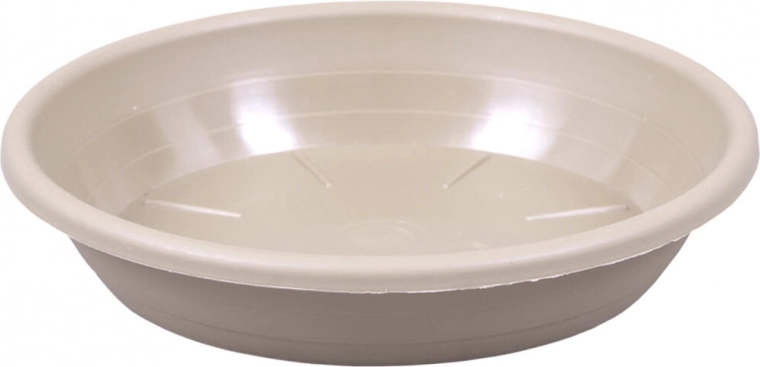 Miska pod kvetináč SAKURA Modern 26 cm svetlohnedá