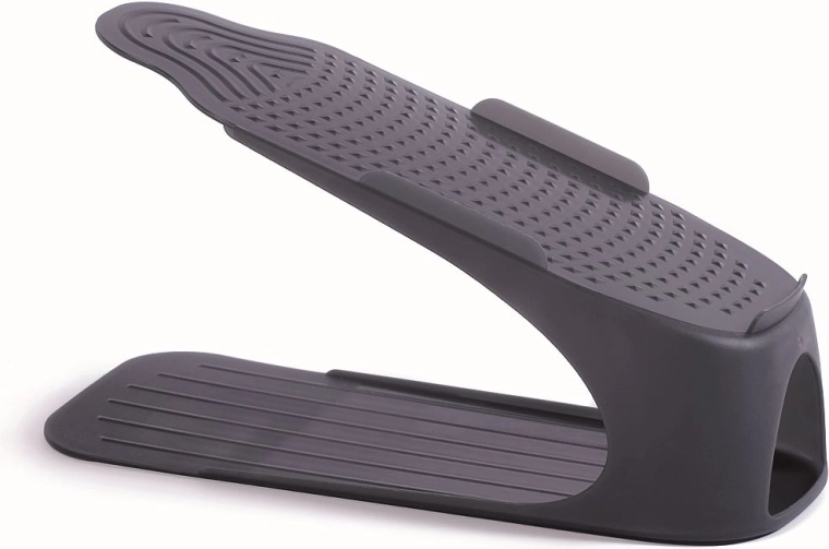 Organizér na topánky Prosperplast Spacyshoe, antracit, sada 4 ks