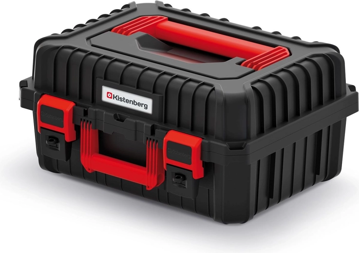 Ochranný kufor na náradie s penovou výplňou 445 × 360 × 216 mm – čierny