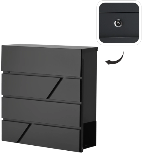 Poštová schránka Nova 37 × 37 × 10,5 cm