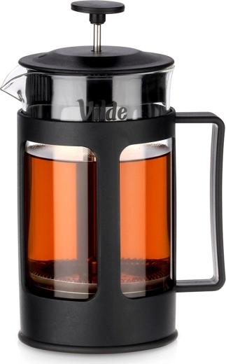Sklenený french press na kávu a čaj 600 ml