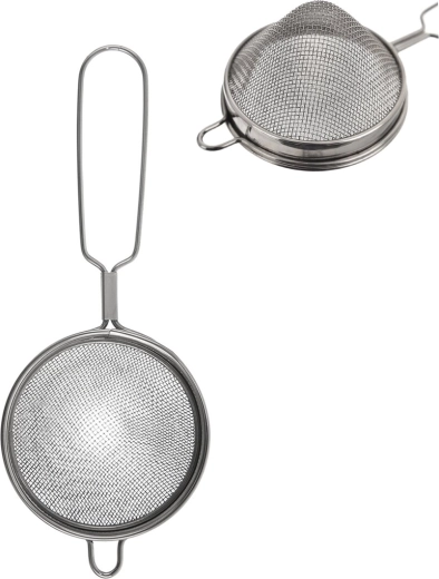 Nerezové dvojité kuchynské sitko 7 cm