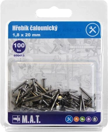 Čalúnnické klince 20 × 1,8 mm (100 ks)