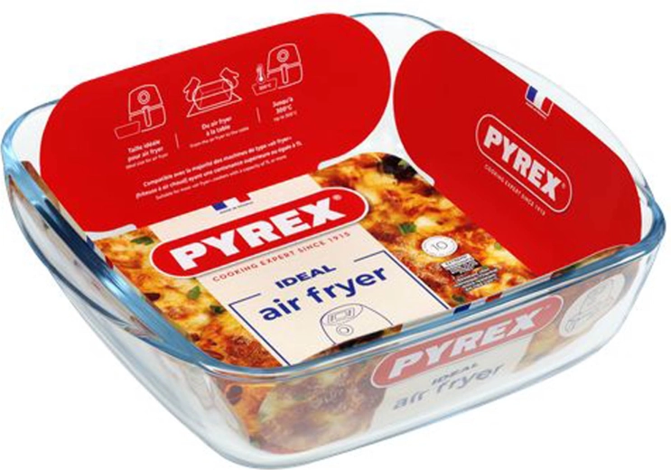 Pyrex štvorcová sklenená zapekacia misa 2,2 l