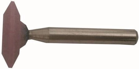 Obojstranne skosené brúsne teliesko 25 × 6 mm so stopkou