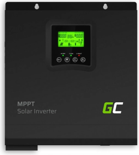 Solárny menič Green Cell s MPPT nabíjačkou 3000 W, 24 V, čistá sínusovka