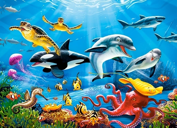 Puzzle 200 dielikov tropical underwater world
