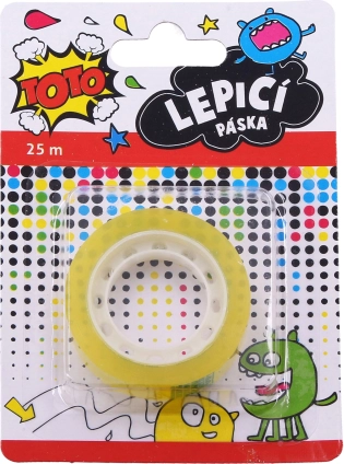 Priehľadná lepiaca páska 12 mm × 25 m