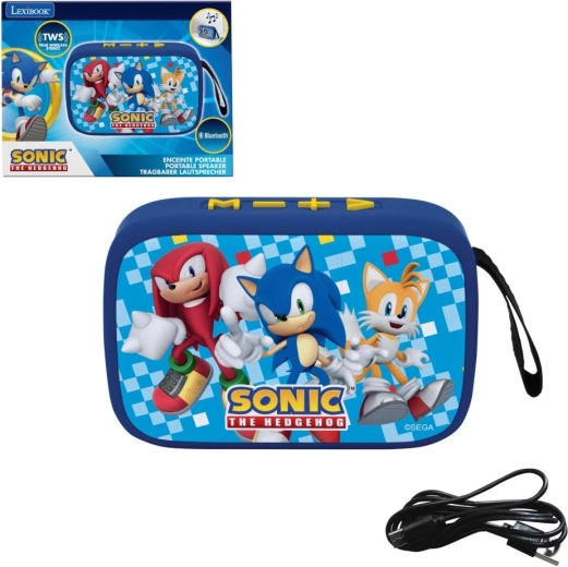 Lexibook prenosný reproduktor SONIC s látkovým poťahom a TWS