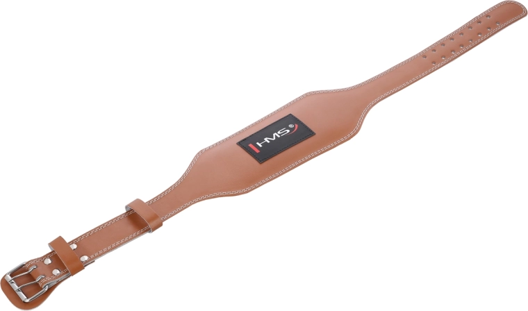 Kožený vzpieračský pás HMS na drepy a mŕtve ťahy