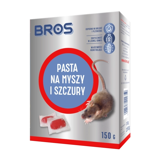 Bros pasta proti myšiam a potkanom 150 g