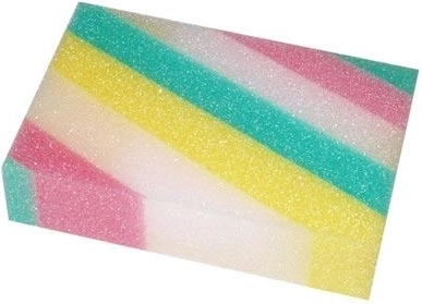 Kúpeľová špongia Dúha 14 × 9 × 3,5 cm