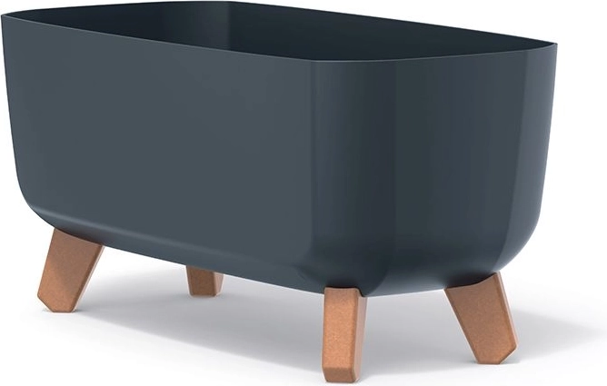 Kvetináč s nožičkami Gracia Case 39 cm antracit