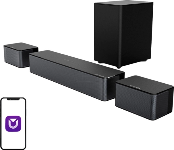 Ultimea Poseidon D50 5.1 soundbar so subwooferom a zadnými reproduktormi