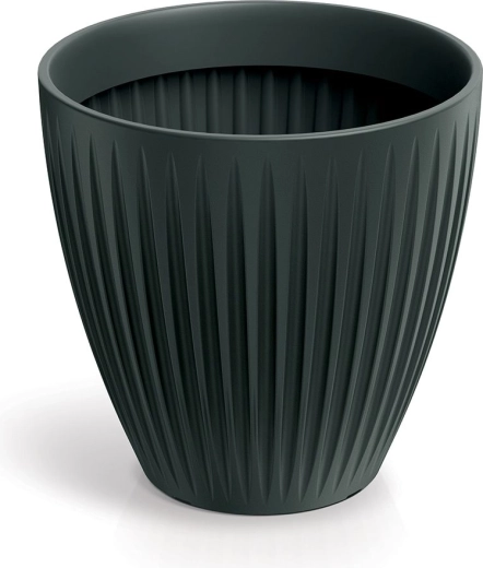 Kvetináč Latia Round Midl 40 cm antracit