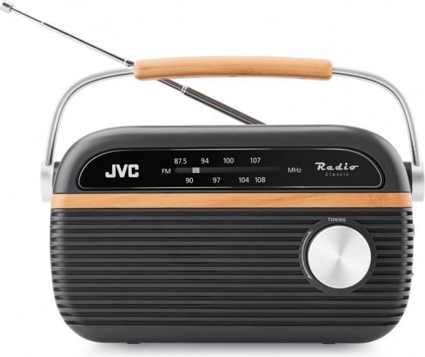 JVC rádio Classic prenosné FM sivé