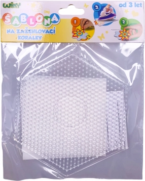 Šablóna na zažehľovacie koráliky – šesťuholník