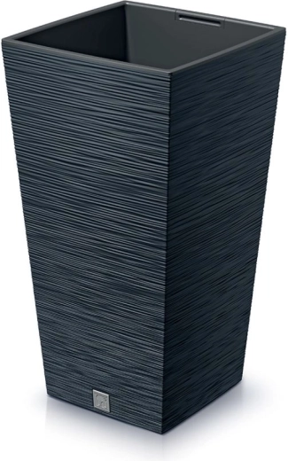 Kvetináč s vložkou Furu Square 26,5 cm antracit