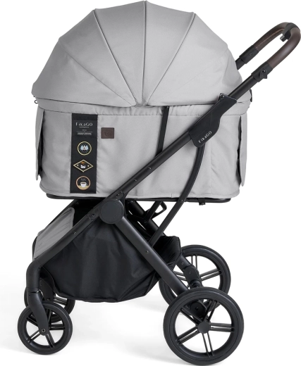 FIKAGO kočík pre psy a mačky Agile2 soft grey