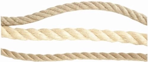 Prírodné stáčané lano s polypropylénom 30 mm 20 m