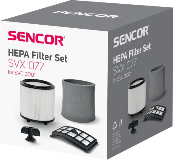 Sencor súprava náhradných filtrov pre vysávač SVC 3001