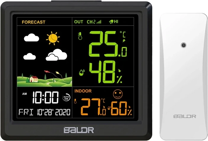 Meteorologická stanica Baldrtherm s vonkajším snímačom